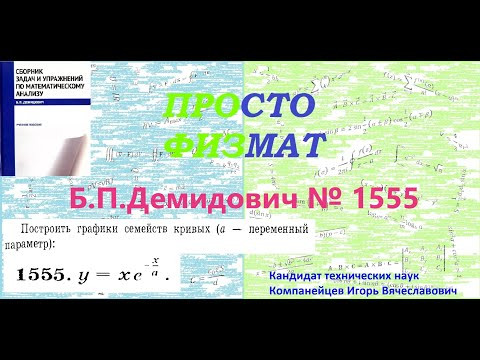 № 1555 из сборника задач Б.П.Демидовича (Построение графиков функций). № 1555 из сборника задач Б.П.Демидовича (Построение графиков функций).