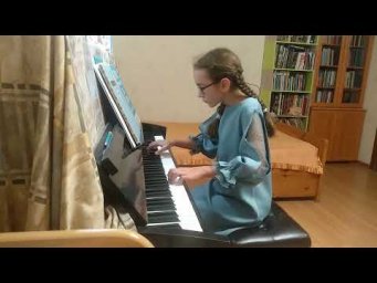 Nadezhda Melikhova (age 10) plays her piano piece "In the jungle"