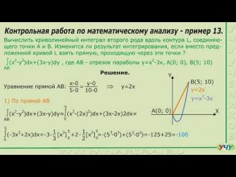 Математический анализ, пример 13.