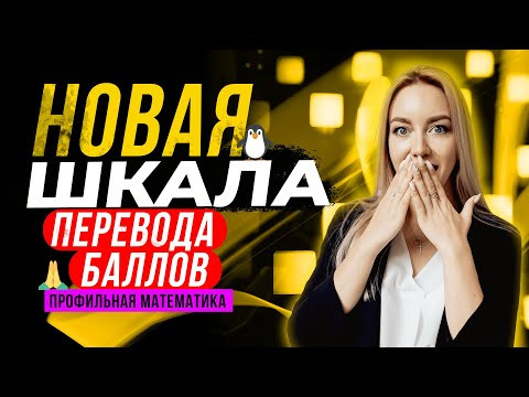 НОВАЯ ШКАЛА ПЕРЕВОДА БАЛЛОВ ПО ПРОФИЛЮ | ЕГЭ 2024