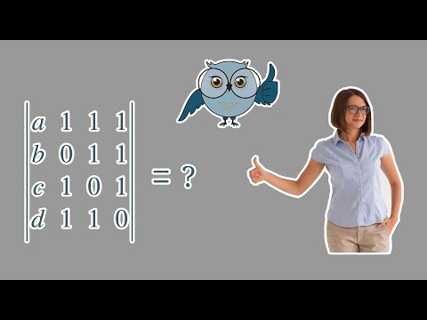 Как найти определитель четвертого порядка? Как найти определитель четвертого порядка?