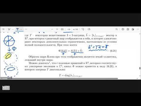 Лекция 25. А.С. Холево. Кубитные каналы. Квантовые измерения Лекция 25. А.С. Холево. Кубитные каналы. Квантовые измерения