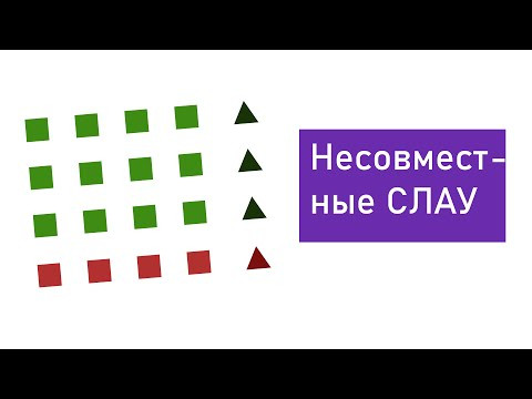 Решение систем линейных уравнений Несовместные системы Решение систем линейных уравнений Несовместные системы