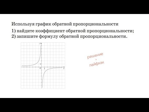 Формула обратной пропорциональности. Коэффициент обратной пропорциональности #6класс