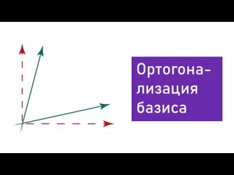 Процесс Ортогонализации грамма Шмидта