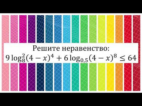 Логарифмическое неравенства на замену