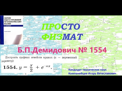 № 1554 из сборника задач Б.П.Демидовича (Построение графиков функций). № 1554 из сборника задач Б.П.Демидовича (Построение графиков функций).