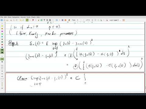 Theorems on existence, uniqueness and localization for SDEs. Examples. Levy's characterization o Theorems on existence, uniqueness and localization for SDEs. Examples. Levy's characterization o