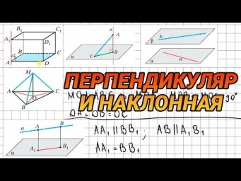 Перпендикуляр и наклонная - 10 класс геометрия