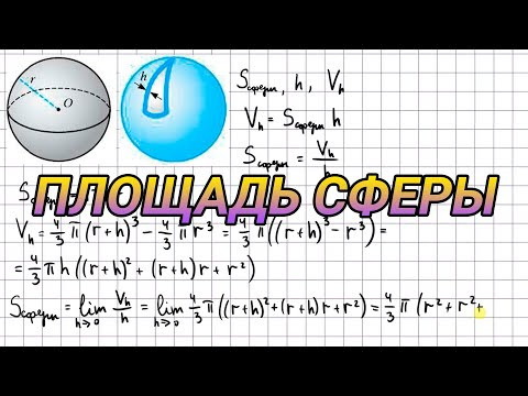Площадь сферы - 11 класс геометрия