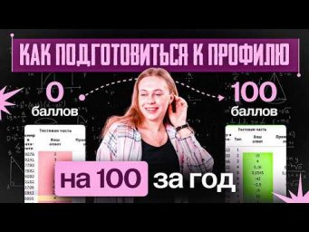 Как подготовиться к ЕГЭ на 90+ за год? | ЕГЭ профильная математика Alles