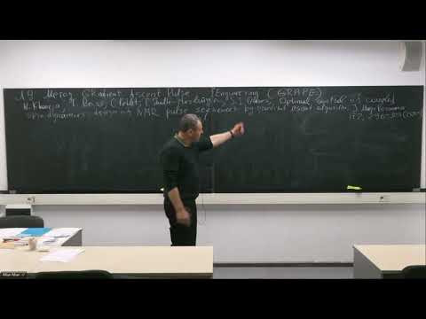 Лекция 21. А.Н. Печень. Метод GRadient Ascent Pulse Engineering (GRAPE)