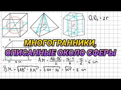 Многогранники, описанные около сферы - геометрия 11 класс Многогранники, описанные около сферы - геометрия 11 класс