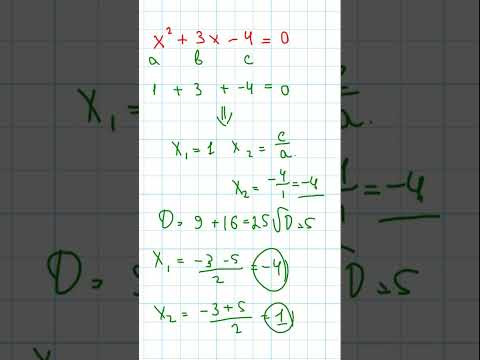 Как применять теорему Виета #школа #математика #education #ege #oge #exam #maths #teorema