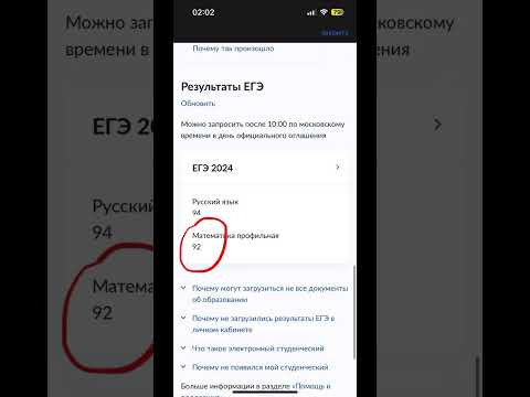 Результаты ЕГЭ 2024 математика