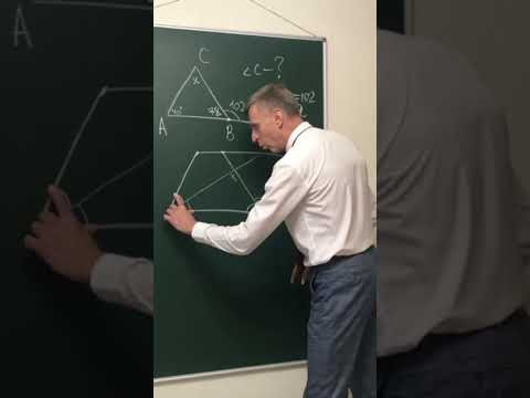 Угол между биссектрисами параллелограмма #обучение #школа #задача #математика Угол между биссектрисами параллелограмма #обучение #школа #задача #математика