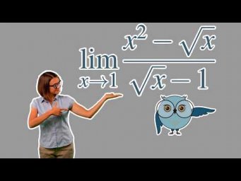 Как найти предел функции (x^2 - x^(1/2)) / (x^(1/2) - 1), если x стремится к 1?
