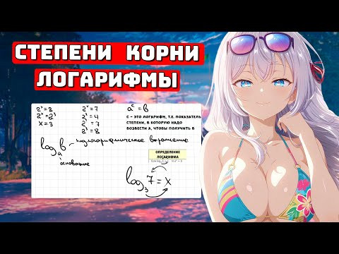 Степени, Корни, Логарифмы, 6-11 класс, Вся База для Чайников Степени, Корни, Логарифмы, 6-11 класс, Вся База для Чайников