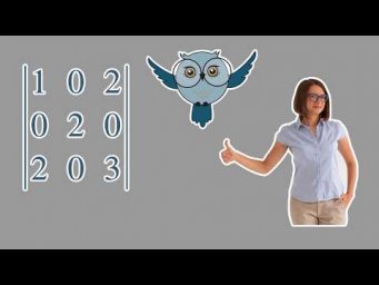 Как найти определитель третьего порядка?