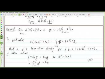 L12. Probabilistic meaning of fundamental solutions and Green functions. Markov property for SDEs.