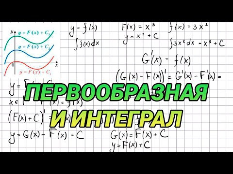 Первообразная и интеграл - 11 класс алгебра