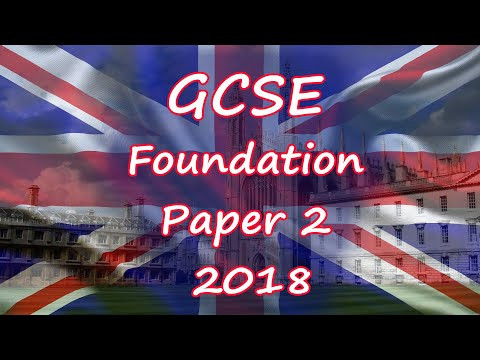 Великобритания. GCSE. Foundation. Paper 2. 2018 (November). Подробный разбор Великобритания. GCSE. Foundation. Paper 2. 2018 (November). Подробный разбор