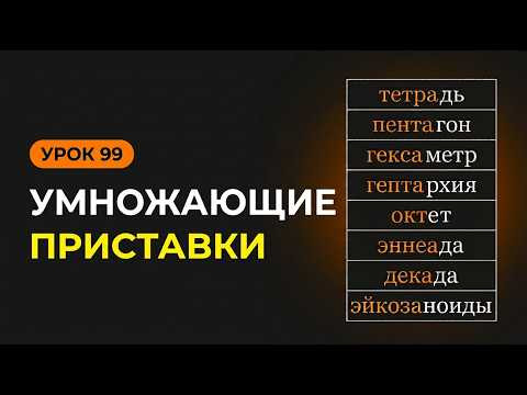 Тетра-, пента-, гекса-: умножающие приставки в геометрии и в обыденной жизни
