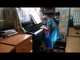 Nadezhda Melikhova (age 9) plays and sings Tchaikovsky, W. F. Bach and her own composition