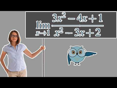 Как найти предел функции (3 x^2 - 4 x + 1) / (x^2 - 3 x + 2) при x, стремящемся к 1? Как найти предел функции (3 x^2 - 4 x + 1) / (x^2 - 3 x + 2) при x, стремящемся к 1?