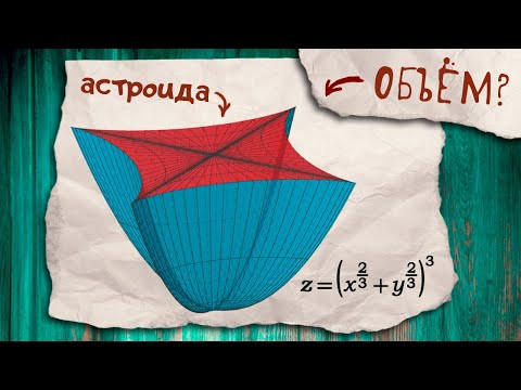 Почти параболоид, но в сечении астроида. Найдём объём тела Почти параболоид, но в сечении астроида. Найдём объём тела