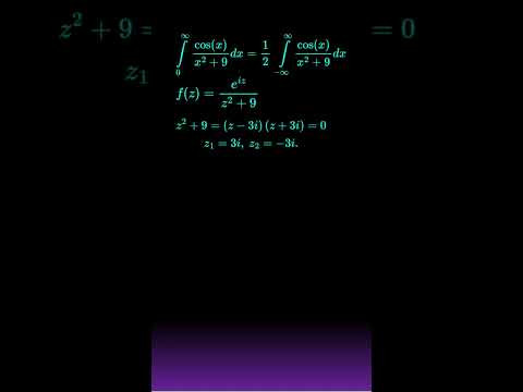 НЕСОБСТВЕННЫЕ ИНТЕГРАЛЫ ТФКП #maths #calculus #complexanalysis