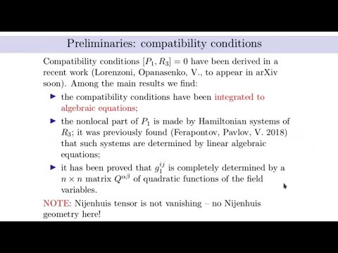 Seminar GDEq. Bi-Hamiltonian structures of WDVV-type Seminar GDEq. Bi-Hamiltonian structures of WDVV-type