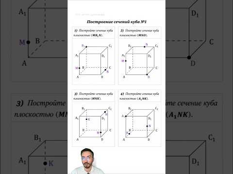 сечения на егэ | часть 1 #егэ #урок #профиль сечения на егэ | часть 1 #егэ #урок #профиль