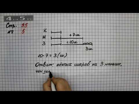 Страница 95 Задание 5 &ndash; Математика 2 класс Моро М.И. &ndash; Учебник Часть 2