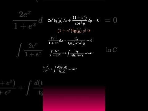 решение дифференциального уравнения #calculus #maths #integration решение дифференциального уравнения #calculus #maths #integration