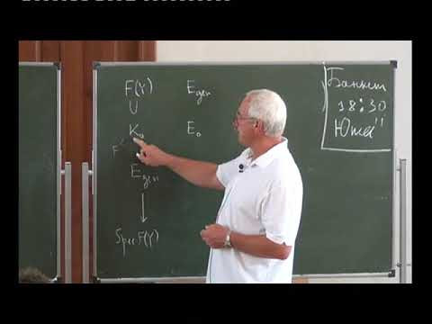 Александр Меркурьев, Существенная размерность в алгебре, III. 29.07.2012