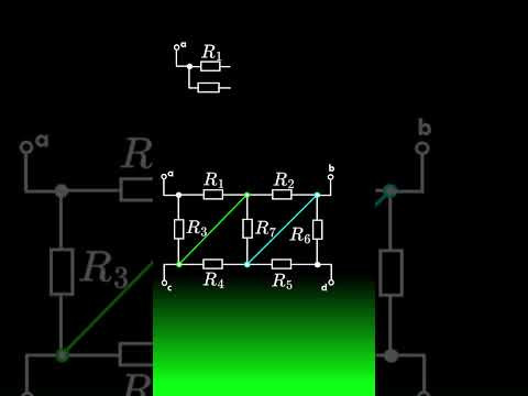 Найти эквивалентное сопротивление цепи ТОЭ #calculus #тоэ #физика Найти эквивалентное сопротивление цепи ТОЭ #calculus #тоэ #физика