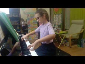 Nadezhda Melikhova (age 9-10) plays and sings Bach, Clementi, Czerny and her own composition
