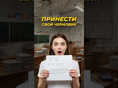 Что Тебе Будет, Если принесешь свой черновик на ЕГЭ? #shorts #егэ2025 Что Тебе Будет, Если принесешь свой черновик на ЕГЭ? #shorts #егэ2025