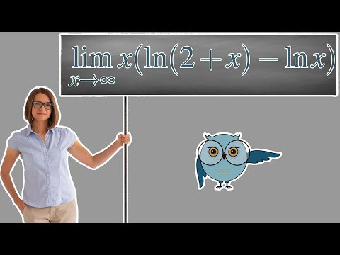 Как найти предел функции x ( ln (2+x) - ln x ), если x стремится к бесконечности? Как найти предел функции x ( ln (2+x) - ln x ), если x стремится к бесконечности?