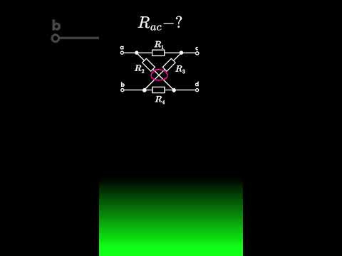 НАЙТИ ЭКВИВАЛЕНТНОЕ СОПРОТИВЛЕНИЕ ЦЕПИ  #calculus #тоэ #электротехника