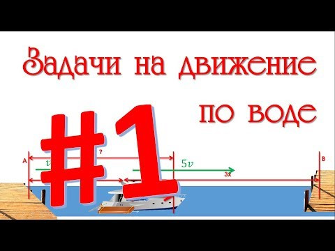 Задачи на движение по воде ЕГЭ и ОГЭ #1 Задачи на движение по воде ЕГЭ и ОГЭ #1
