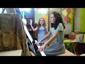 Nadezhda Melikhova (age 8) plays and sings Tchaikovsky, Czerny and Krylatov
