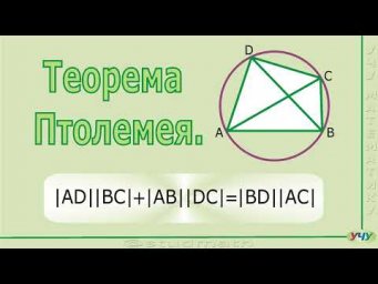 Теорема Птолемея.